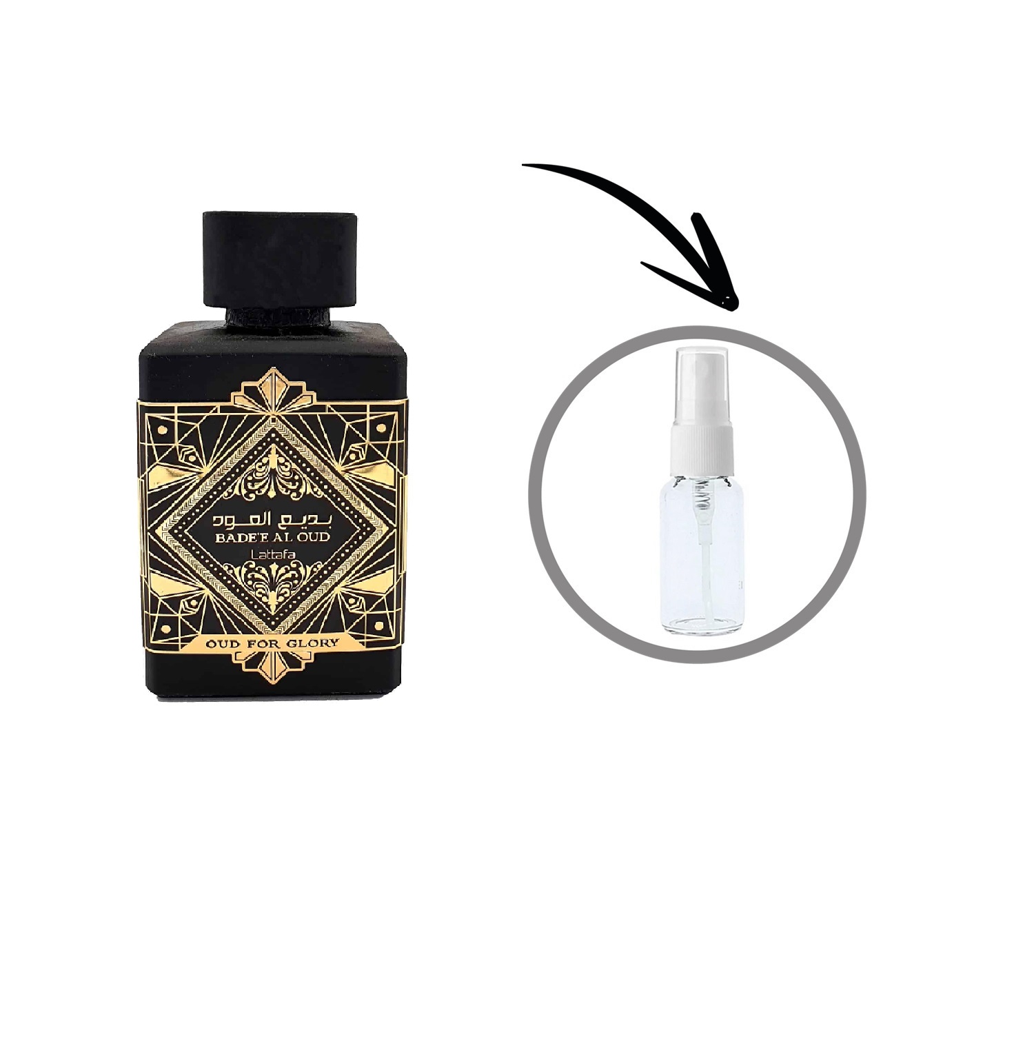 DECANT BADE’E AL OUD DA LATTAFA EAU DE PARFUM 5 ML